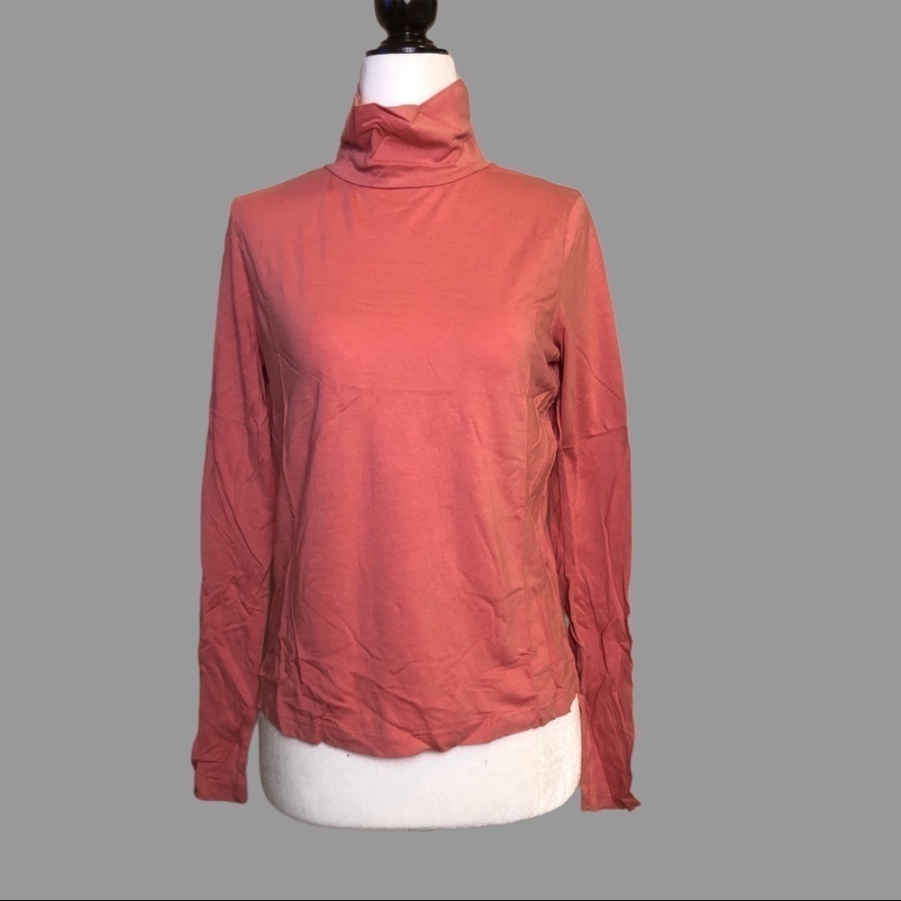 ❤️ XS ❤️ NWT Anthro x T.La Turtleneck Light Lightweight Layer Long Sleeves